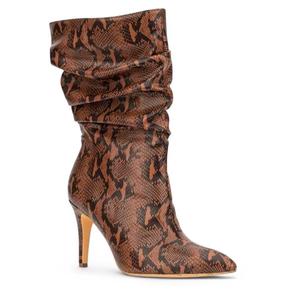 Fashion to Figure Fiona Women's Heeled Mid Calf Boots - Picture 1 of 3